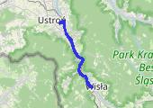 Trasa z dnia 2016-07-23 18:59 - mapa trasy gps - rower górski