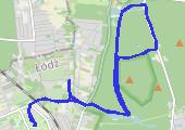 Trasa z dnia 2016-07-23 22:05 - mapa trasy gps - rower górski