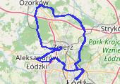 Wycieczka niedzielna 24.07.2016 - mapa trasy gps - rower trekkingowy