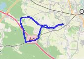Trasa z dnia 2016-07-28 20:29 - mapa trasy gps - rower trekkingowy