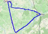 Trasa z dnia 2016-07-30 10:55 - mapa trasy gps - rower szosowy