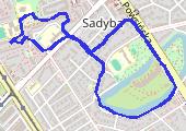 Trasa z dnia 2016-07-30 22:33 - mapa trasy gps - bieganie