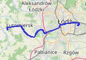 Trasa z dnia 2016-07-31 19:07 - mapa trasy gps - rower szosowy