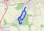22 km long run - mapa trasy gps - bieganie