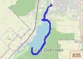 15 km long run lasem - mapa trasy gps - bieganie