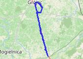 Trasa z dnia 2016-08-03 16:43 - mapa trasy gps - rower szosowy