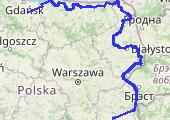 GreenVelo maj 2016 Filip - mapa trasy gps - rower trekkingowy