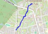 Trasa z dnia 2016-08-07 11:09 - mapa trasy gps - spacer