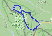 Trasa z dnia 2016-08-07 13:47 - mapa trasy gps - rower górski