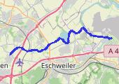 Wuerselen ---> Indemann - mapa trasy gps - rower górski