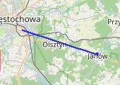 Trasa z dnia 2016-08-08 07:40 - mapa trasy gps - marsz