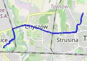 Trasa z dnia 2016-08-09 08:06 - mapa trasy gps - marsz