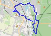 Trasa z dnia 2016-08-11 19:35 - mapa trasy gps - rower szosowy