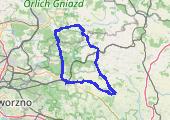 Trasa z dnia 2016-08-15 10:12 - mapa trasy gps - rower trekkingowy