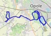 Trasa z dnia 2016-08-21 19:35 - mapa trasy gps - rower trekkingowy