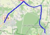 Trasa z dnia 2016-08-24 18:43 - mapa trasy gps - rower szosowy