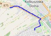 Trasa z dnia 2016-08-24 19:11 - mapa trasy gps - rower górski