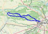 100-ka Kampinoska - mapa trasy gps - rower górski