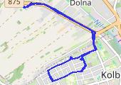 Trasa z dnia 2016-08-31 19:07 - mapa trasy gps - rower górski