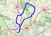 Trasa z dnia 2013-05-21 17:52 - mapa trasy gps - rower górski