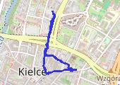 Trasa z dnia 2016-08-11 09:25 - mapa trasy gps - marsz