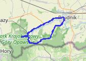Rozpoczecia sezonu rowerowego 2012 - mapa trasy gps - rower górski