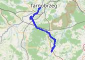 Trasa z dnia 2016-09-08 18:45 - mapa trasy gps - rower szosowy