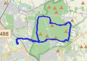 Trasa z dnia 2016-09-11 11:40 - mapa trasy gps - rower górski