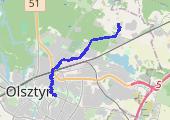 Trasa z dnia 2016-09-09 09:58 - mapa trasy gps - rower miejski