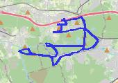 Trasa z dnia 2016-09-15 11:14 - mapa trasy gps - rower górski