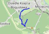 Spacer po polickim lesie - mapa trasy gps - spacer
