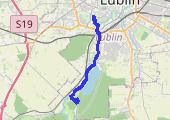 Trasa z dnia 2016-09-19 19:25 - mapa trasy gps - rower trekkingowy