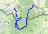 Biskupia Kopa i Srebrna Kopa - mapa trasy gps - marsz