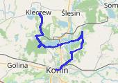 Rajd Bursztynowy 2016 Dzień 2 - mapa trasy gps - rower trekkingowy