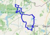 Rajd Bursztynowy 2016 Dzień 1 - mapa trasy gps - rower trekkingowy