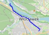 08_05_2013 Wloclawek, Kuyavian-Pomeranian Voivodeship, Poland - mapa trasy gps - rower szosowy