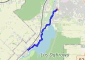 Rower - mapa trasy gps - rower trekkingowy