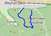 Maj  - mapa trasy gps - spacer