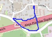 Trasa z dnia 2016-10-06 08:14 - mapa trasy gps - bieganie