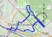 Trasa z dnia 2016-10-07 20:38 - mapa trasy gps - rower trekkingowy
