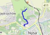 Powrót - mapa trasy gps - marsz