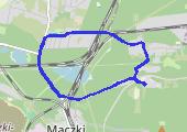Trasa z dnia 2016-10-10 19:37 - mapa trasy gps - bieganie