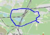 Trasa z dnia 2016-10-13 20:10 - mapa trasy gps - bieganie