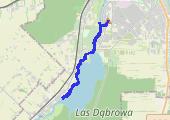 10 km po długiej przerwie - mapa trasy gps - bieganie