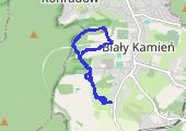 Trasa z dnia 2016-10-21 18:36 - mapa trasy gps - jazda konna