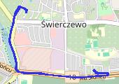 Trasa z dnia 2016-10-21 21:42 - mapa trasy gps - rower trekkingowy