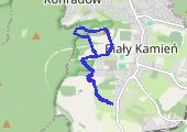 Trasa z dnia 2016-10-22 15:03 - mapa trasy gps - jazda konna
