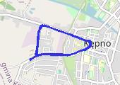 Trasa z dnia 2016-10-22 21:59 - mapa trasy gps - bieganie
