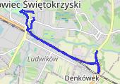 Trasa z dnia 2016-10-23 08:55 - mapa trasy gps - bieganie