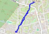 Trasa z dnia 2016-10-23 15:11 - mapa trasy gps - spacer